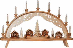 Schwibbogen Weihnachtsmarkt- 80 cm