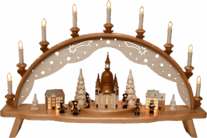 Schwibbogen Dresdner Frauenkirche - 80 cm