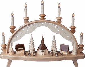 Schwibbogen Seiffener Kirche - 52 cm