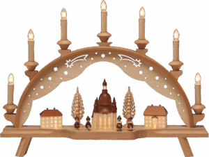 Schwibbogen Dresdner Frauenkirche - 52 cm