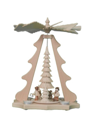 Teelichtpyramide Waldleute - 42 cm