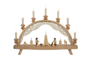Schwibbogen Waldarbeiter - 52 cm