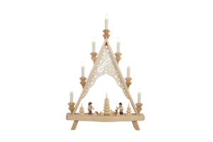 Lichterecke Waldarbeiter - 39 cm