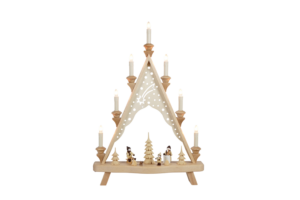 Lichterecke Winterkinder - 39 cm